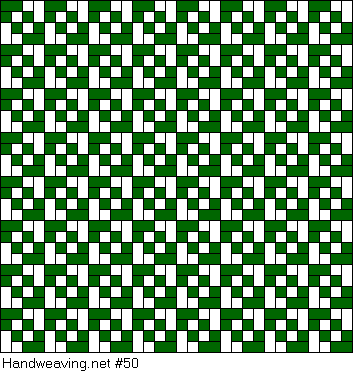 Checkered Net Pattern Handweaving.net